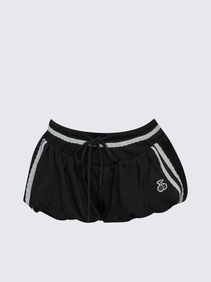 Sweet Bloom Lace Embellished Shorts