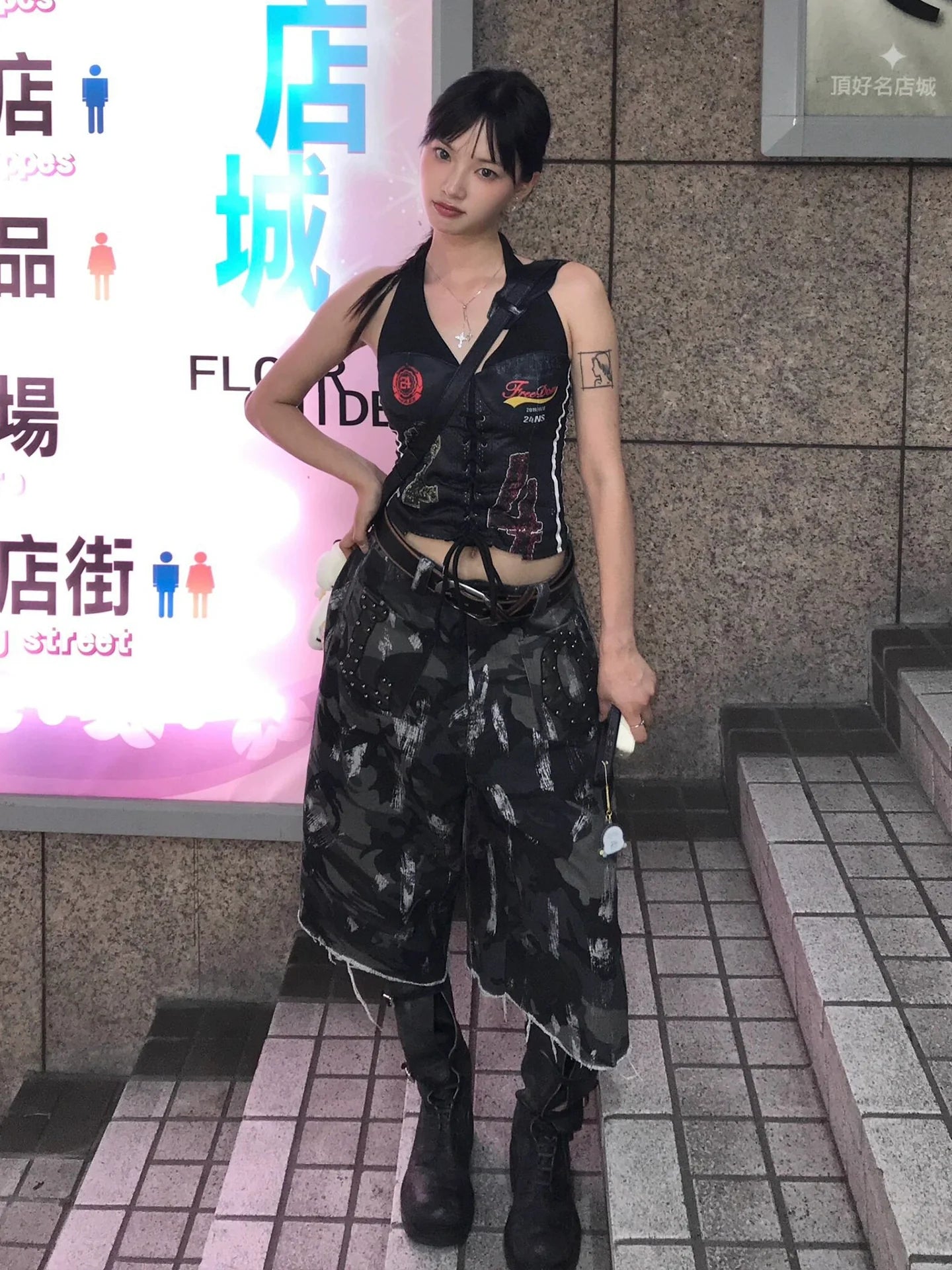 Retro Sports Jersey Cami Adjustable Tank Top