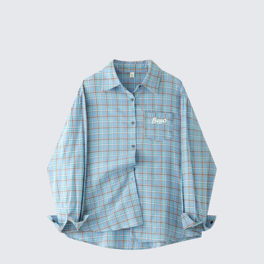 American Plaid Open Shirt
