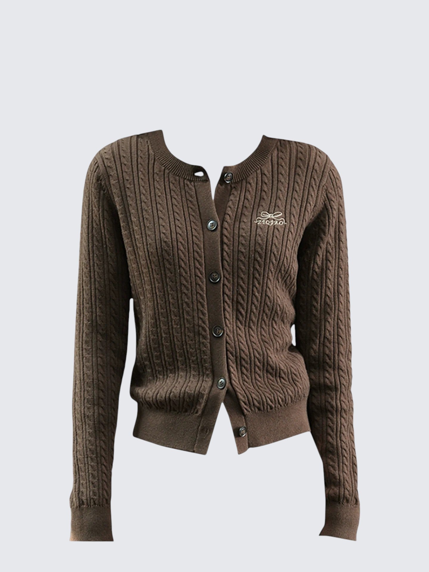 American Vintage Cable Knit Cardigan
