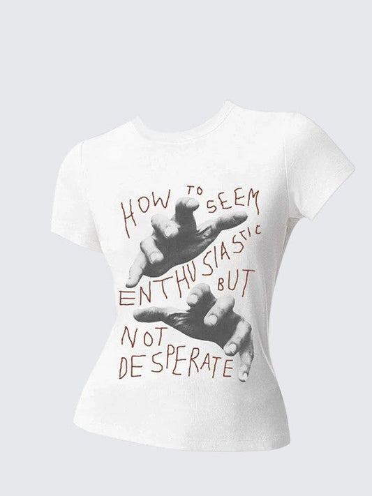 Handprint Cotton Tee