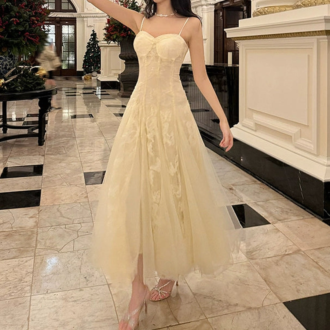 3D Butterfly Lace Gown Dress