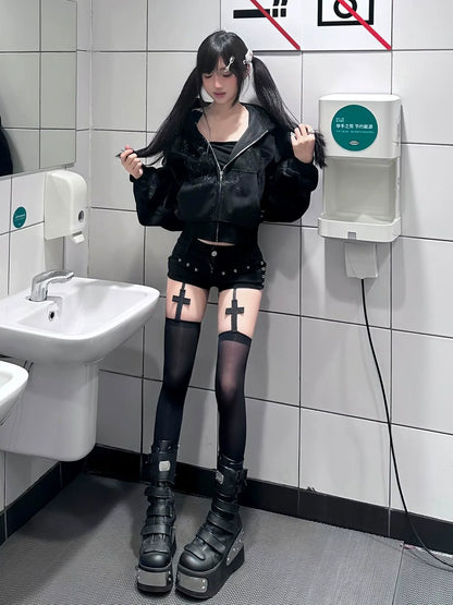 Y2K Witch Hat Hoodie