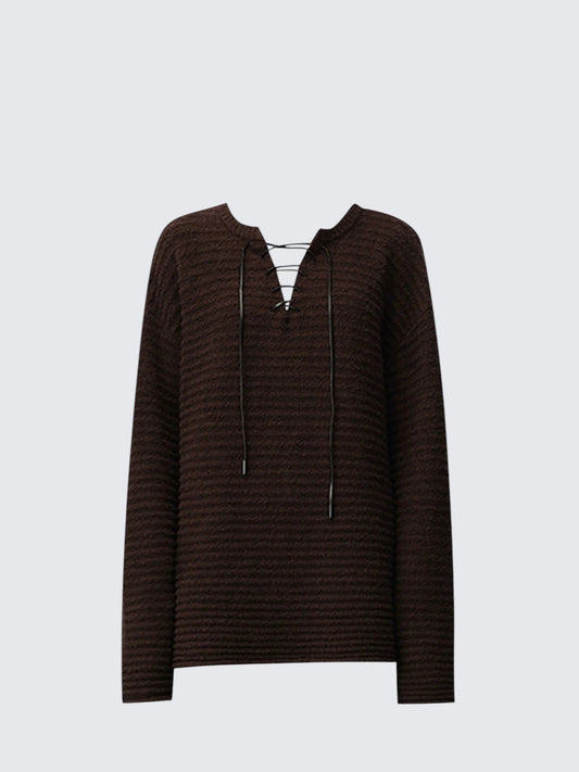 American Textured Half Placket Knit