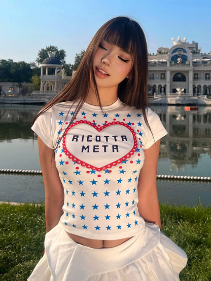 American White Star Tee