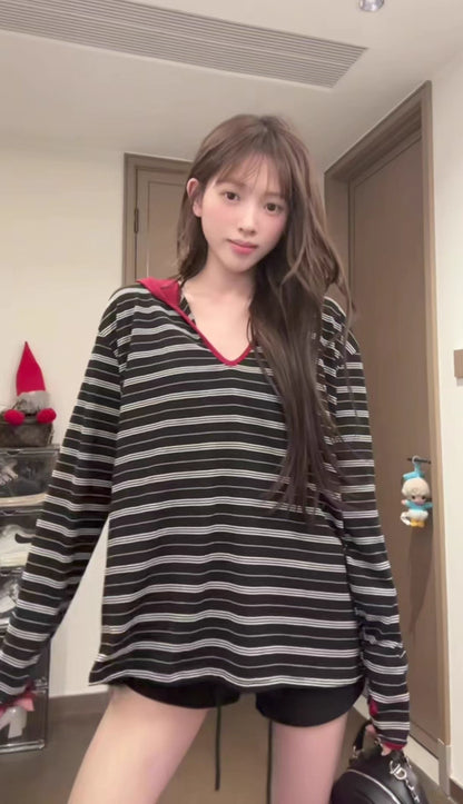 Colorblock Hooded Tee Women