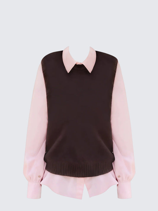 Mallard Knit Vest Set Women