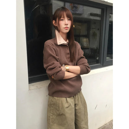 Old Money Faux Layered Sweater