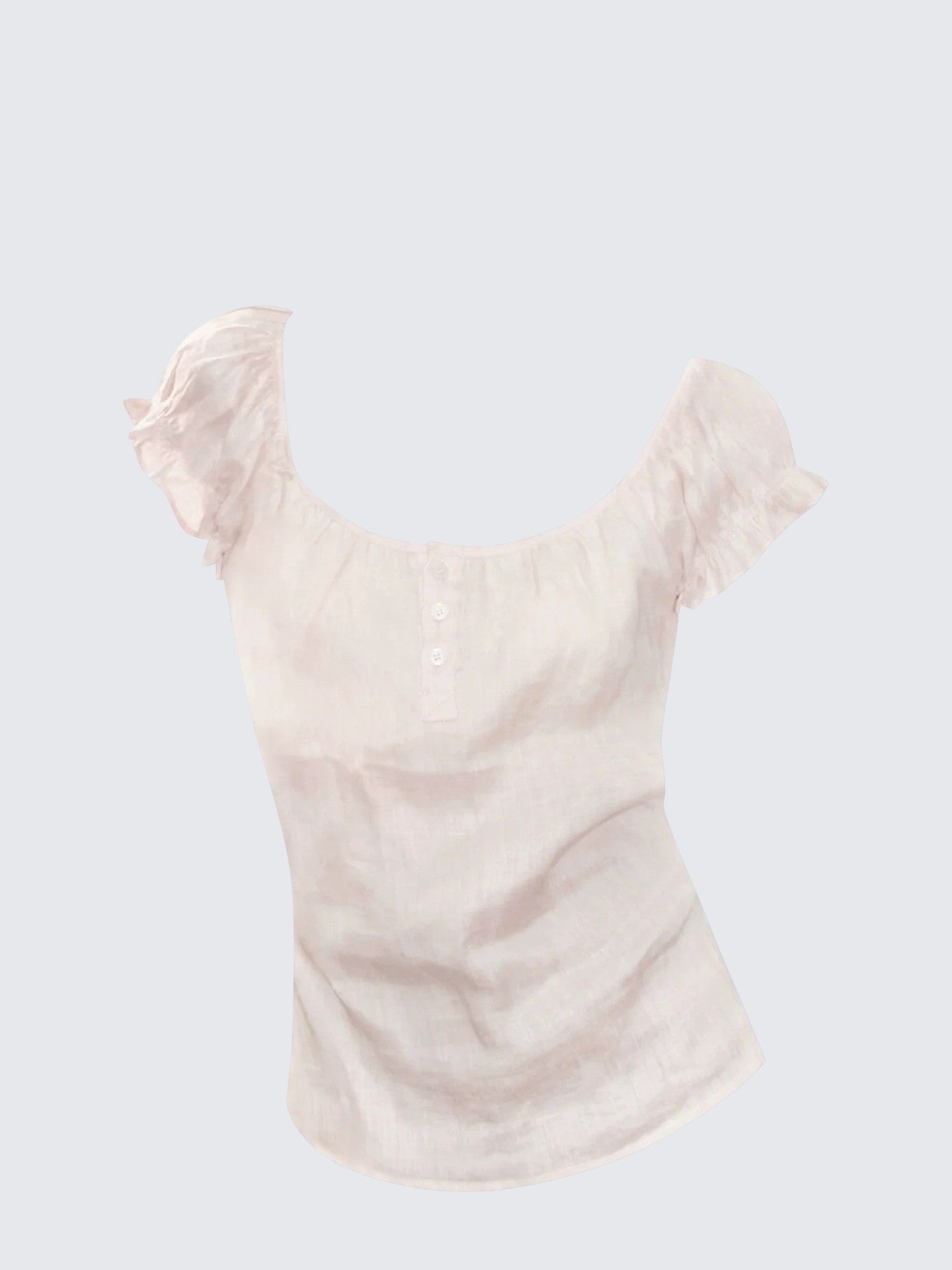 Pink Puff Sleeve Top