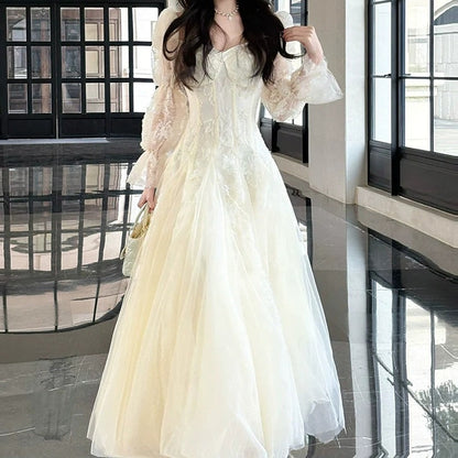 Tulle Lace Butterfly Gown Dress