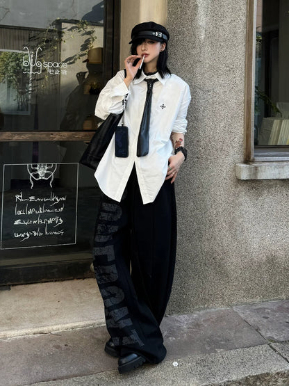 Premium White Embroidered Shirt