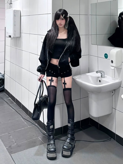 Y2K Witch Hat Hoodie