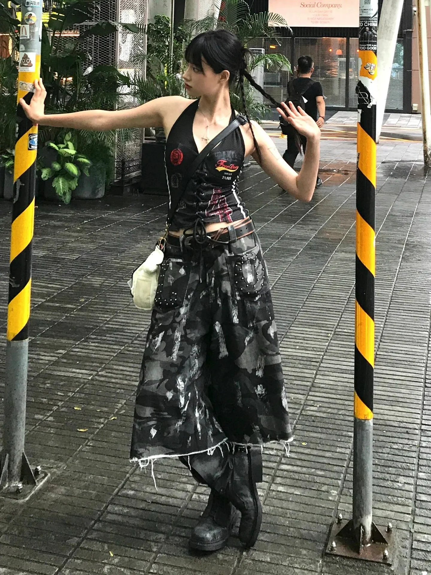 Retro Sports Jersey Cami Adjustable Tank Top