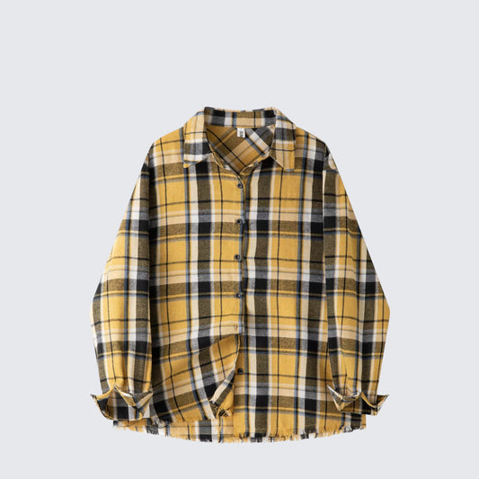 American Yellow Plaid Shirt