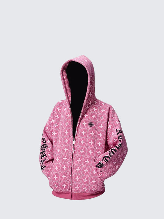 Gothic Zip Hoodie Women