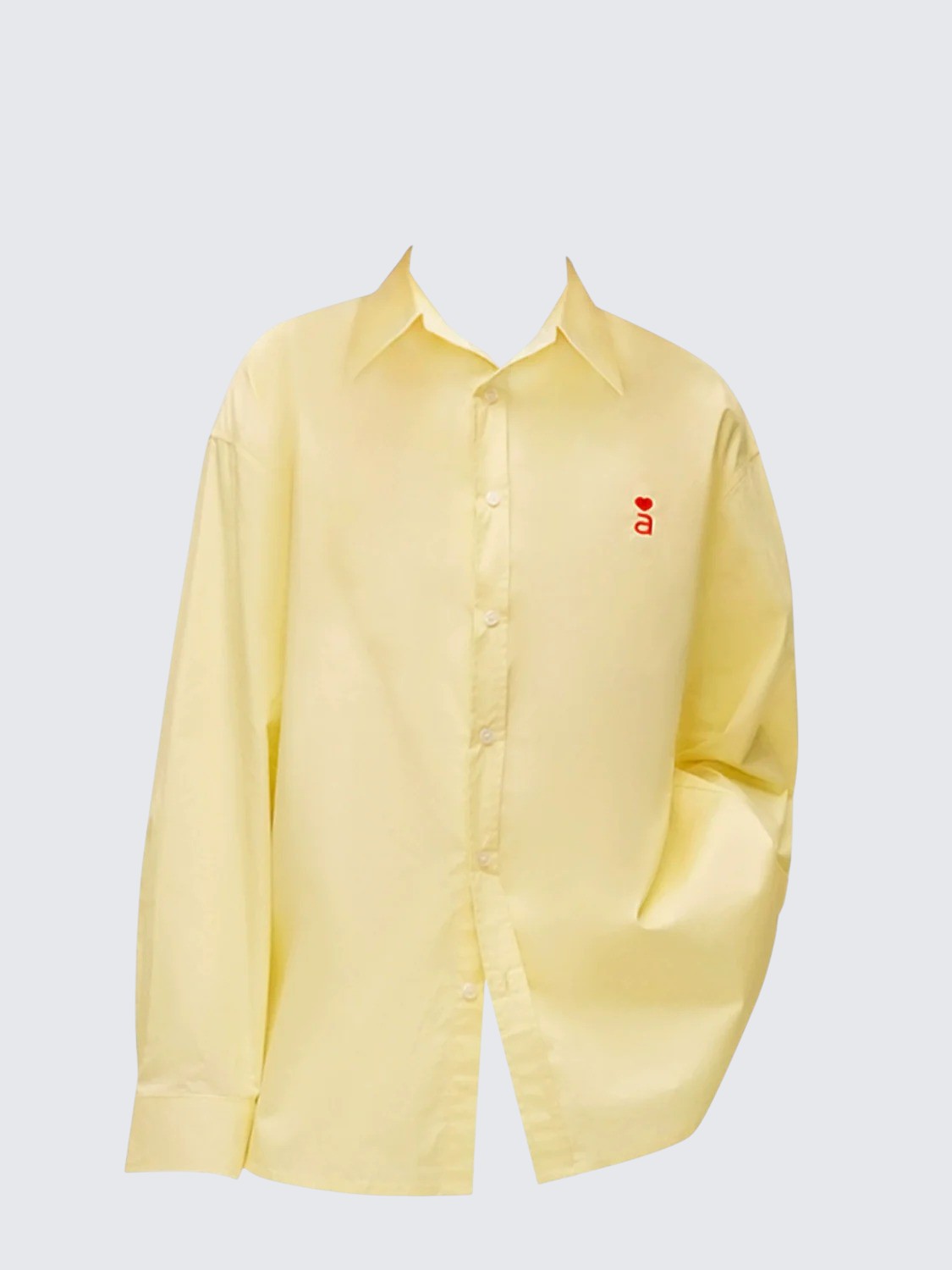 Yellow Retro Button Up Shirt Women