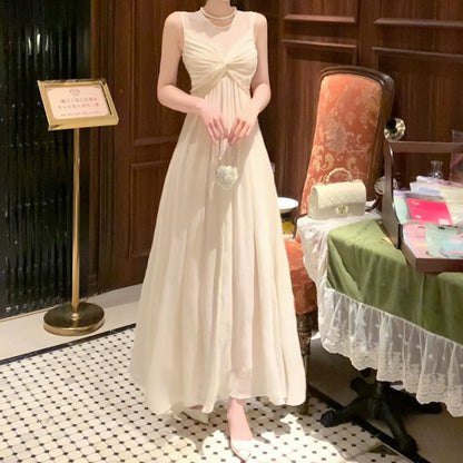 French Shimmer Tulle Knot Gown Dress