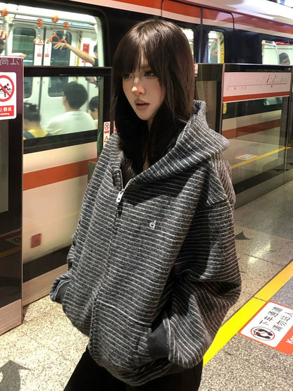 Retro Fleece Lined Hoodie