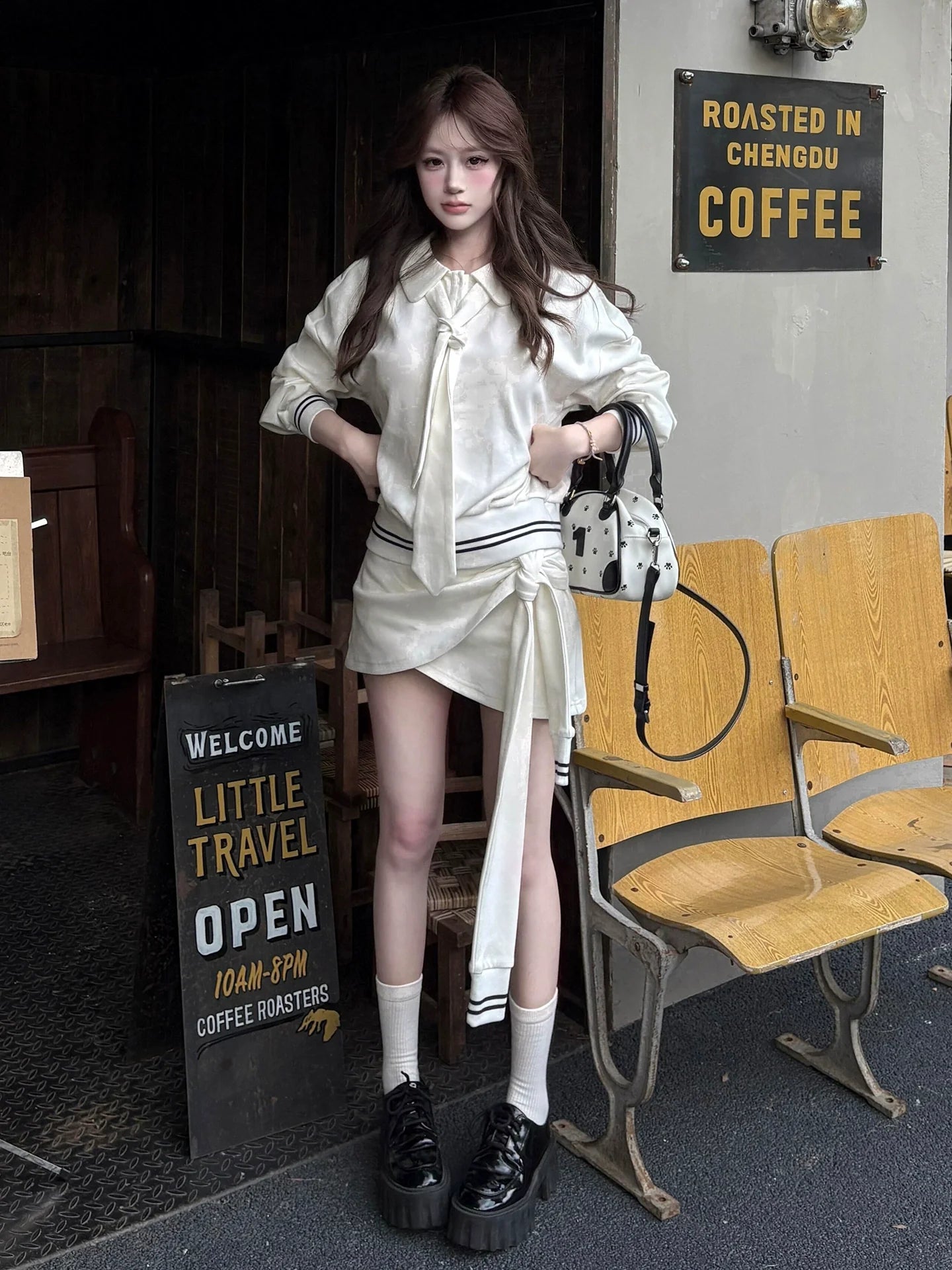 Korean Doll Collar Hoodie