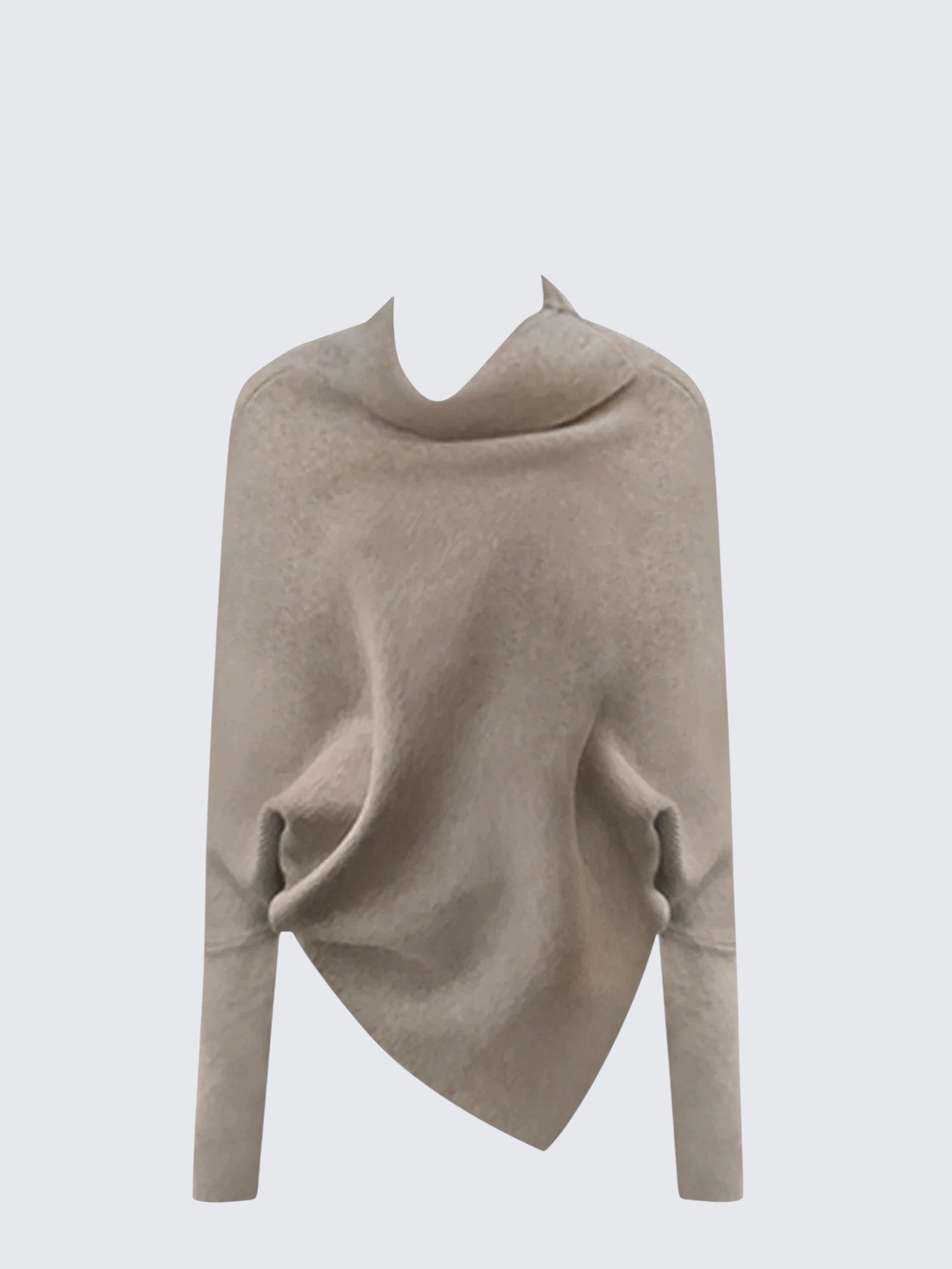 French Batwing Knit Sweater Women