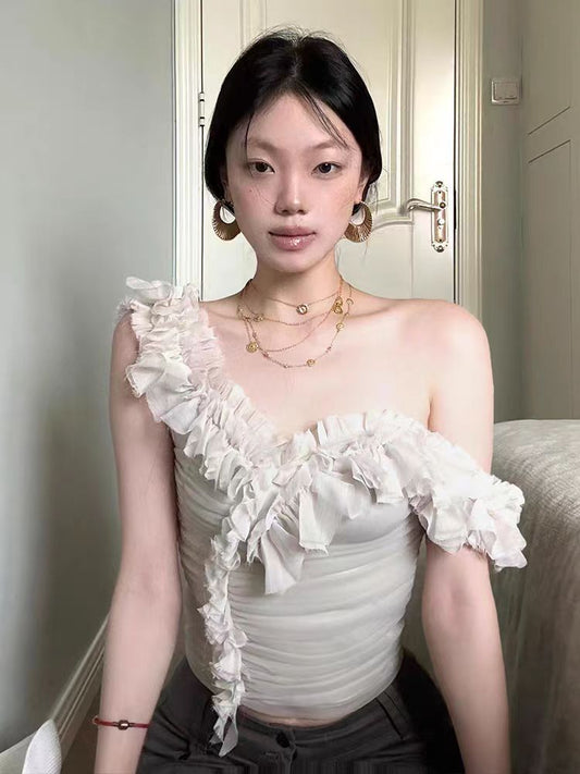 Asymmetrical Lace Multiway Tank