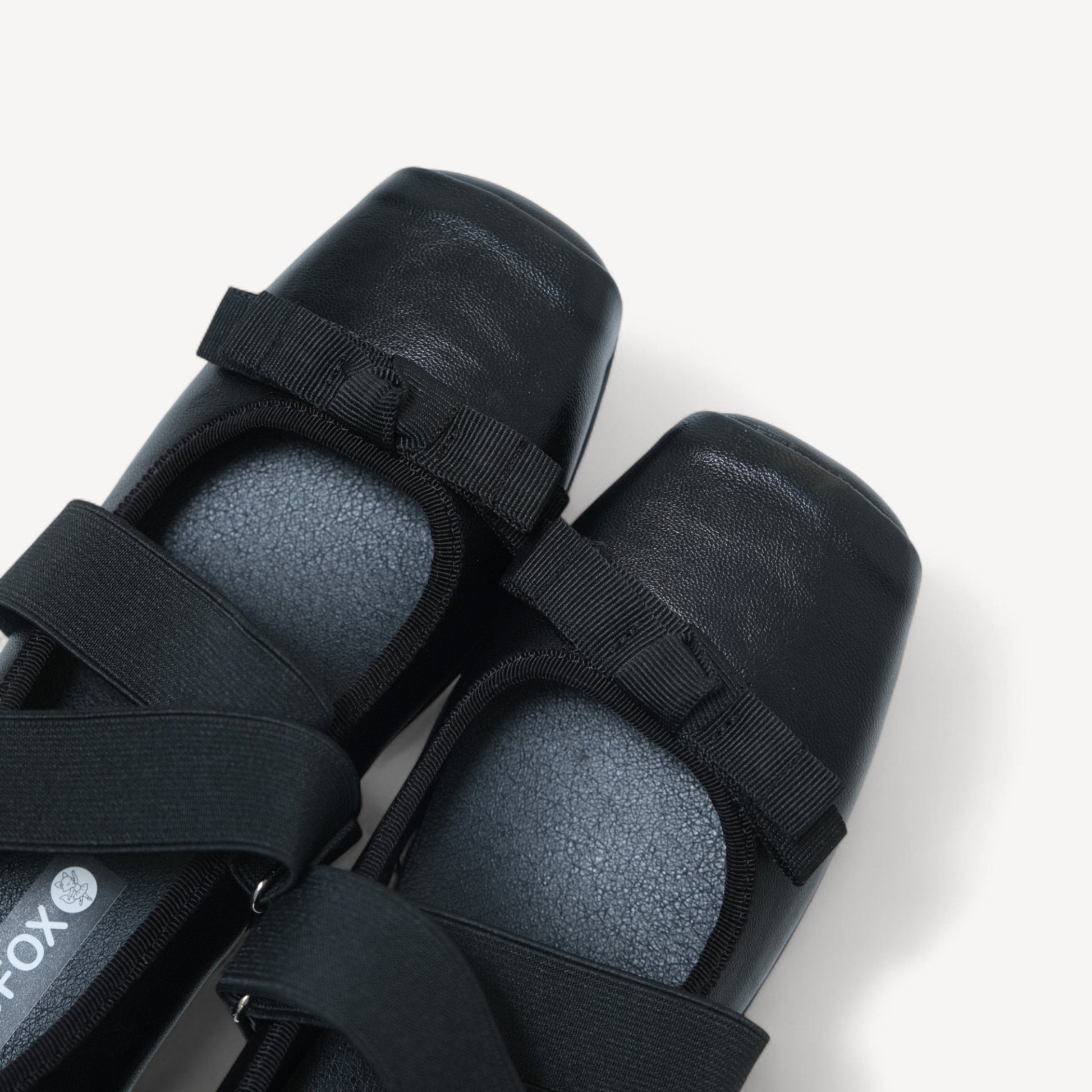 Black Moto Ballet Sneaker Mary Jane Tabi - tutufox - shoes