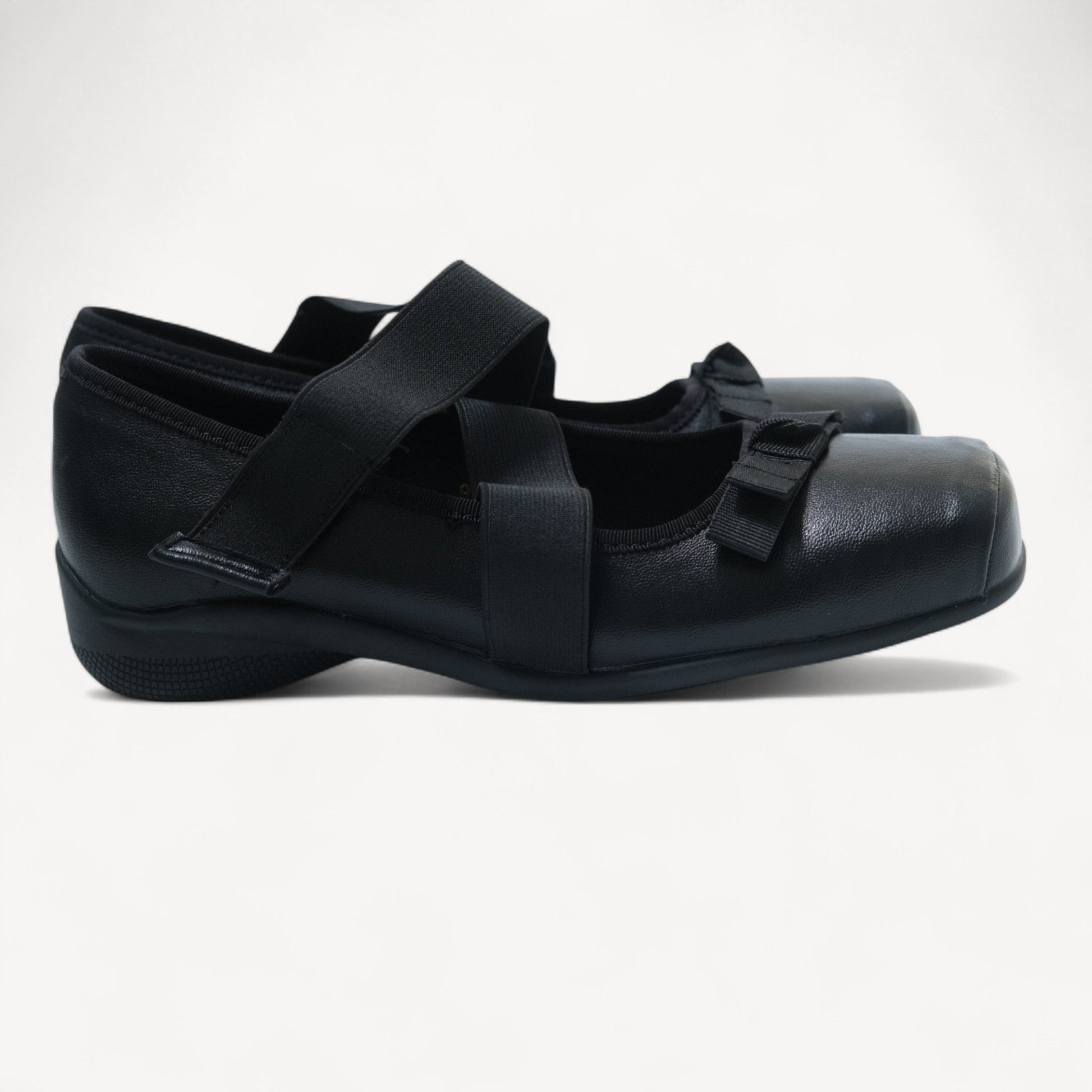 Black Moto Ballet Sneaker Mary Jane Tabi - tutufox - shoes
