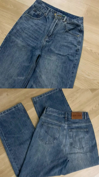 Black Off - Shoulder Knit Top and Blue Jeans Y2K Outfit - tutufox - 