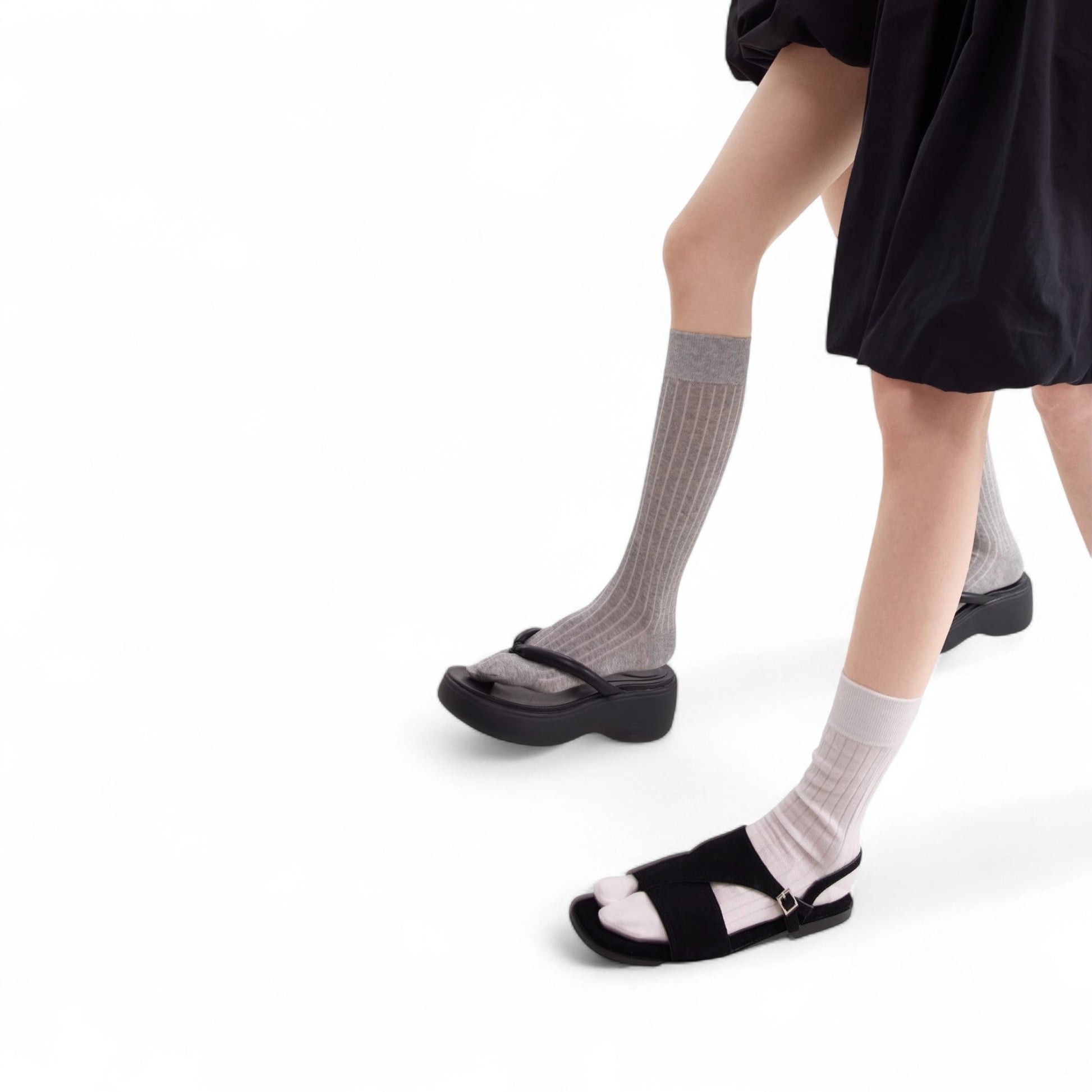 Classic Short Crew Split - Toe Tabi Socks - tutufox - 