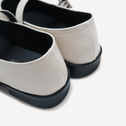 Cream Sequin Split Toe Mary Jane Tabi - tutufox - tabis