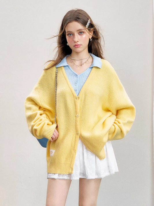 Cream Lace Flower Cardigan Women