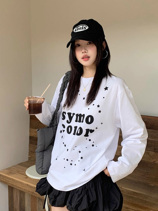 American Star Letter Cotton T-shirt