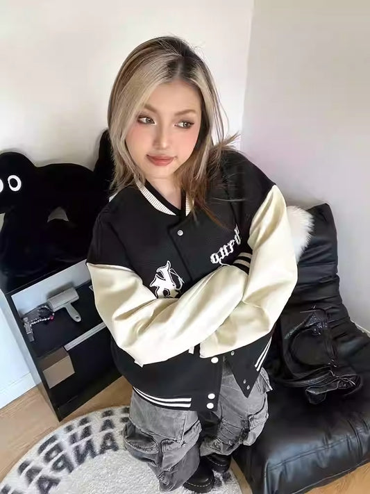 Oversize Baseball Jacket Women