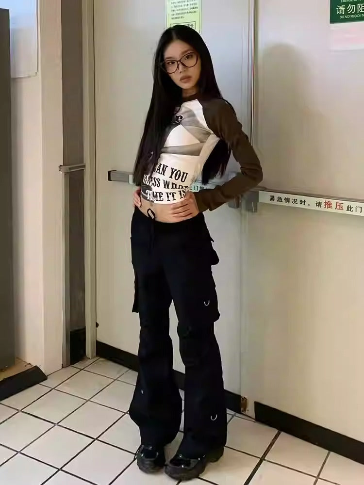 American Baddie Colorblock Long Sleeve T-shirt