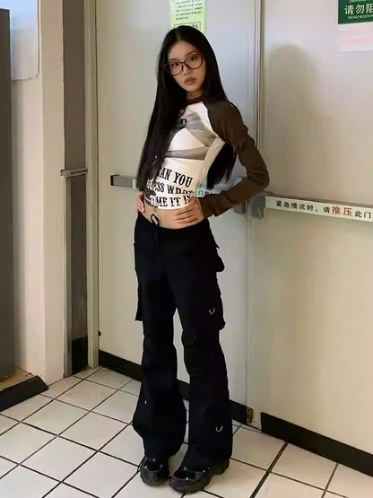 American Baddie Colorblock Long Sleeve T-shirt