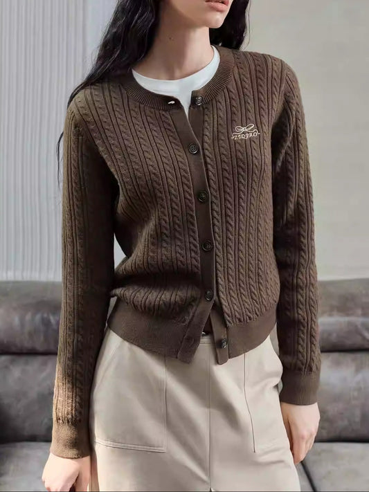 American Vintage Cable Knit Cardigan