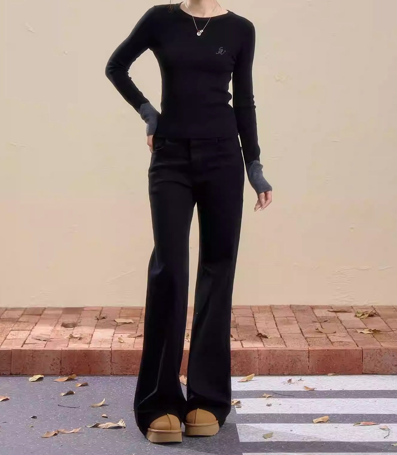 Colorblock Layered Tee Women