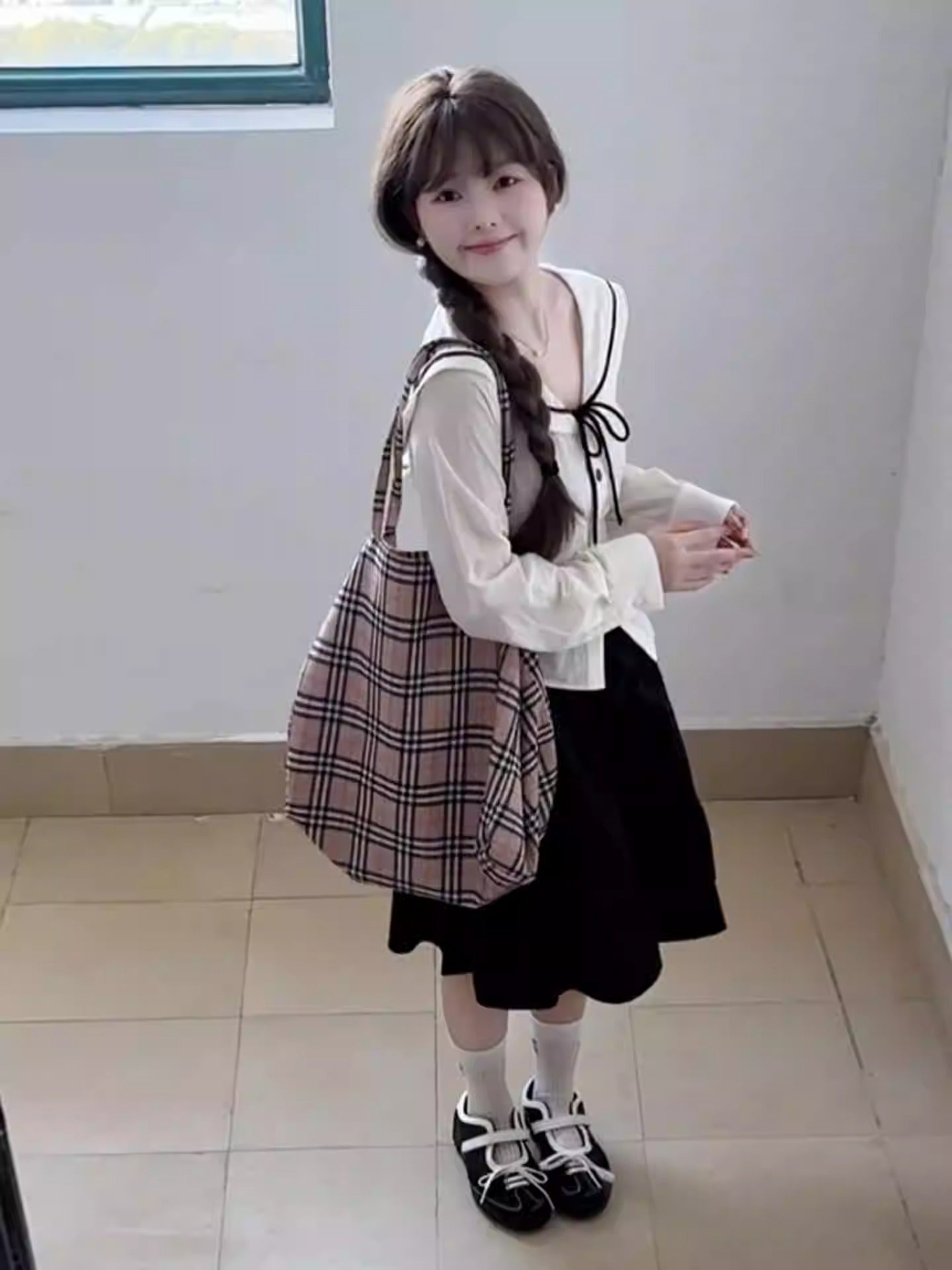 Sailor Collar Shirt Women
