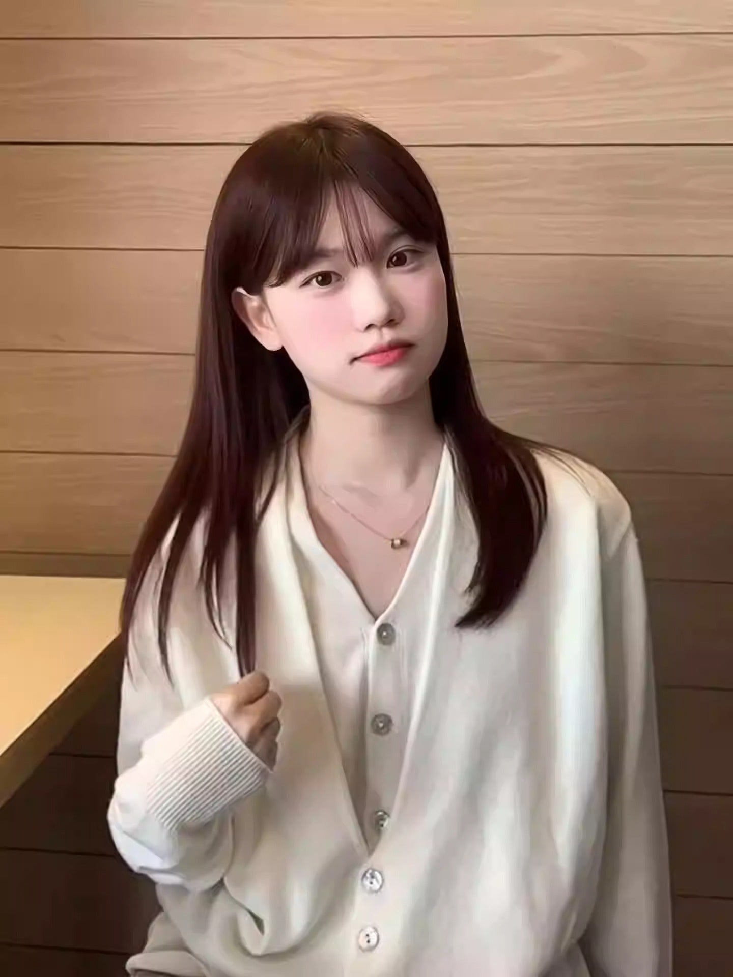 Layered V-Neck Knit Cardigan Women