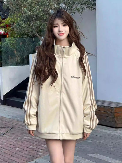 Suede Bomber Jacket Women