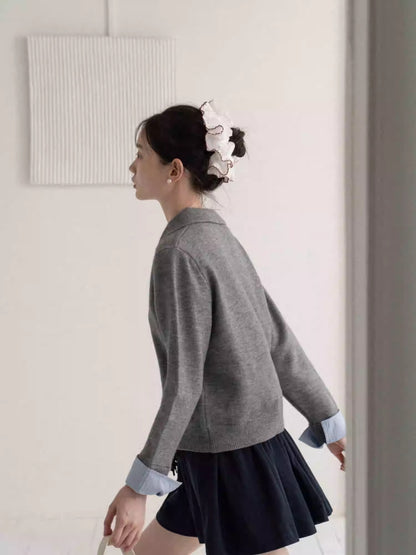 Layered Colorblock Sweater Women