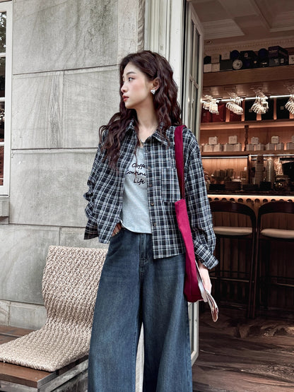American Street Plaid Shirt Jacket