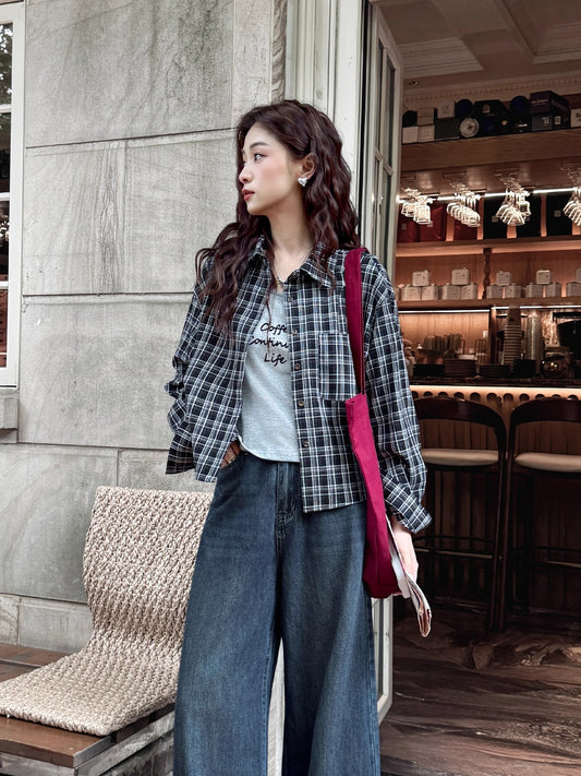 American Street Plaid Shirt Jacket