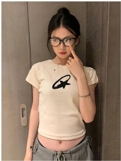 American Embroidered Tee