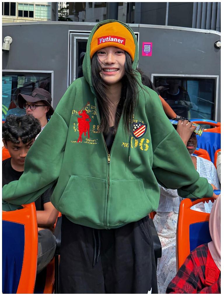 Vintage Letter Hoodie