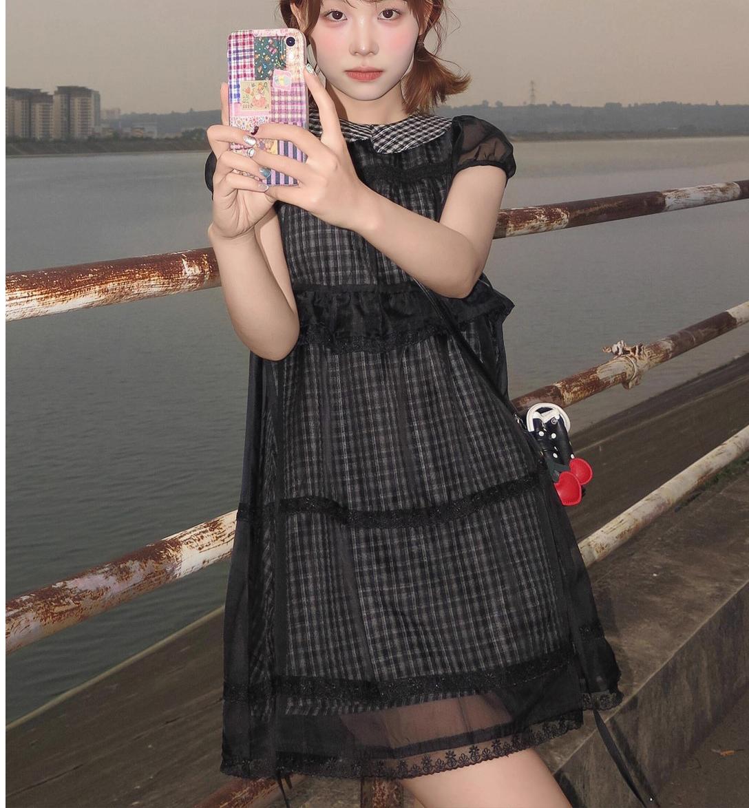 Lace Doll Collar Dress