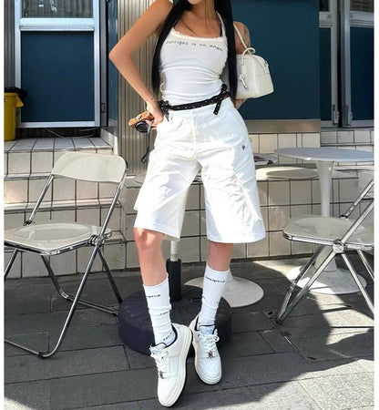 Vintage Workwear Cropped Pants