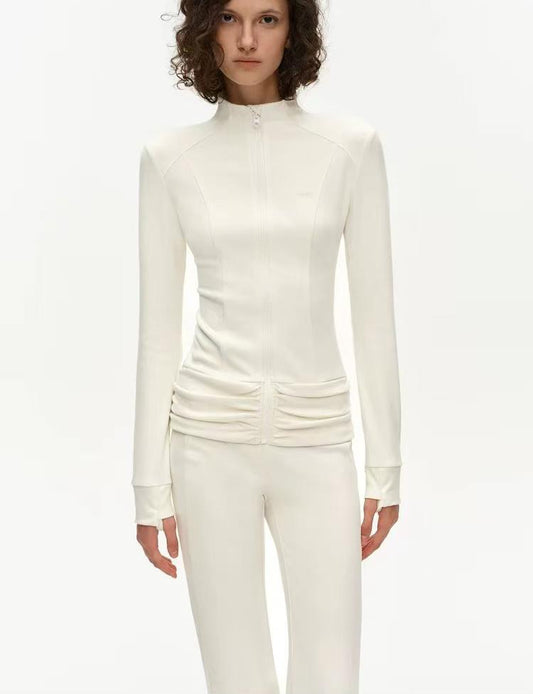 Vintage Stand Collar Jacket