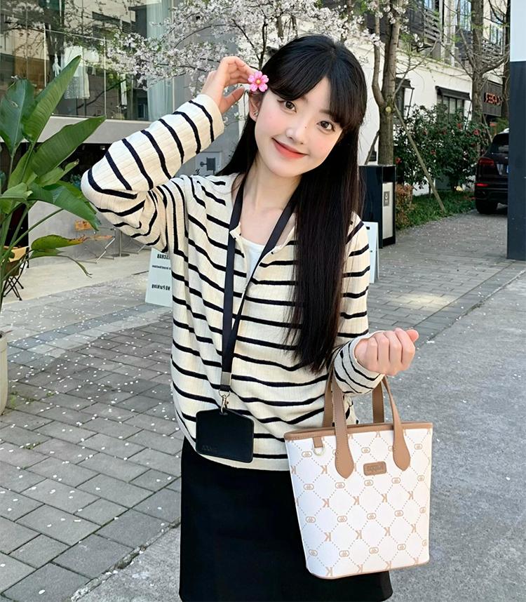 Striped Layered Long Sleeve Top