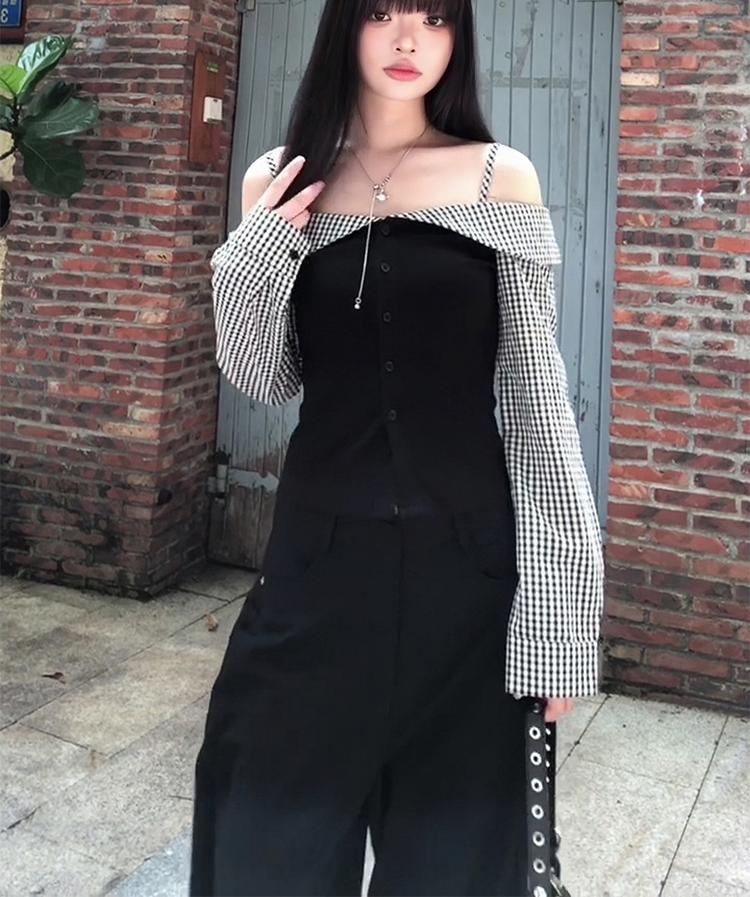 One Shoulder Lantern Sleeve Top
